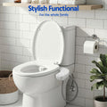 Cefito Bidet Attachment Dual Nozzle Self-Cleaning Cold Water Toilet