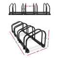 Weisshorn 4 Bike Stand Rack Floor Mount Bicycle Storage Parking Black