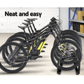 Weisshorn 4 Bike Stand Rack Floor Mount Bicycle Storage Parking Black
