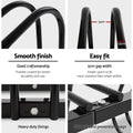 Weisshorn 4 Bike Stand Rack Floor Mount Bicycle Storage Parking Black