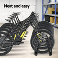 Weisshorn 5 Bike Rack Stand Floor Bicycle Storage Parking Holder Black