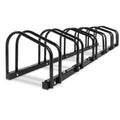 Weisshorn 6 Bike Stand Rack Floor Bicycle Storage Parking Black