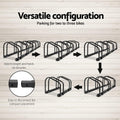 Weisshorn 6 Bike Stand Rack Floor Bicycle Storage Parking Black