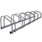 Weisshorn 6 Bike Stand Rack Floor Storage Parking Holder Silver