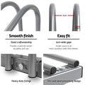 Weisshorn 6 Bike Stand Rack Floor Storage Parking Holder Silver