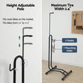 Weisshorn Bike Parking Stand 4-in-1 Vertical Floor Rack 24