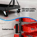 Giantz 74 Bin Storage Rack Mobile Double Sided Workshop Organiser