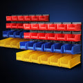 Giantz 48 Bin Wall Mounted Peg Board Storage Rack