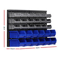 Giantz 60 Bin Wall Mounted Storage Rack Organiser