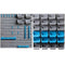 Giantz 44 Storage Bin Rack Wall Peg Board