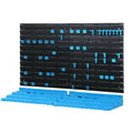 Giantz 54 Bin Wall Mounted Storage Rack Tool Organiser