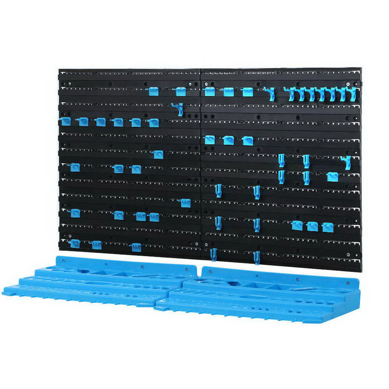 Giantz 54 Bin Wall Mounted Storage Rack Tool Organiser