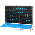 Giantz 54 Bin Wall Mounted Storage Rack Tool Organiser