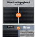 Giantz 54 Bin Wall Mounted Storage Rack Tool Organiser