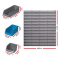 Giantz 48 Bin Wall Mounted Storage Rack Steel Board
