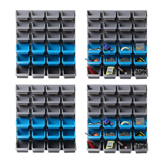 Giantz 96 Bin Wall Mounted Storage Rack