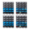 Giantz 96 Bin Wall Mounted Storage Rack