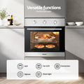 Devanti 60cm Built-in Electric Wall Oven 70L Stainless Steel