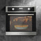 Devanti 80L Built-in Electric Oven Convection Grill Stainless Steel