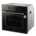 Devanti 60cm Built-In Electric Oven 80L Gross 9 Functions Black