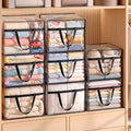 Artiss Blanket Storage Bags 8Pcs 40L PVC Box Clothes Doona Moving Organiser