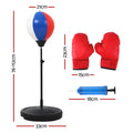 Everfit Kids Punching Bag Stand 76-112cm Adjustable with Gloves Pump
