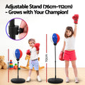 Everfit Kids Punching Bag Stand 76-112cm Adjustable with Gloves Pump