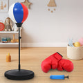 Everfit Kids Punching Bag Stand 76-112cm Adjustable with Gloves Pump