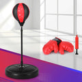 Everfit Boxing Bag Stand Set Height Adjustable Gloves Pump