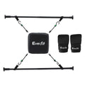 Everfit Doorway Punching Bag Adjustable Black Boxing Gloves