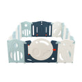 Keezi Baby Playpen 16 Panels Foldable Toddler Safety Gate Fence