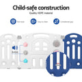 Keezi Baby Playpen 24 Panels Safety Gate Toddler Fence Barrier
