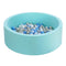 Keezi Kids Ball Pit 90x30cm Ocean Foam Play Pool Blue Barrier