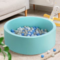Keezi Kids Ball Pit 90x30cm Ocean Foam Play Pool Blue Barrier