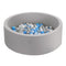 Keezi Kids Ball Pit 90x30cm Ocean Foam Pool Barrier Grey