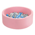 Keezi Kids Ball Pit 90x30cm Ocean Foam Play Pool Pink Barrier