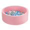 Keezi Kids Ball Pit 90x30cm Ocean Foam Play Pool Pink Barrier