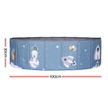 Keezi Kids Ball Pit Playhouse Foldable Storage Bag Blue Toddler