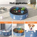 Keezi Kids Ball Pit Playhouse Foldable Storage Bag Blue Toddler