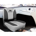Seamanship 2X Folding Boat Seats Swivel Low Back 13cm Charcoal
