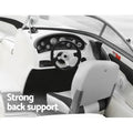 Seamanship 2X Folding Boat Seats Swivel Low Back 13cm Charcoal