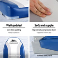 Seamanship 2X Folding Boat Seats Swivel High Back Blue 12cm Padding