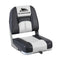 Seamanship 2X Folding Boat Seats Swivel Low Back Grey Marine