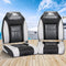Seamanship 2X Folding Boat Seats Swivel High Back Black 12cm Padding