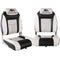 Seamanship 2X Folding Boat Seats Swivel High Back Grey 12cm Pad