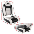 Seamanship 2X Folding Boat Seats Swivel High Back Grey 12cm Pad
