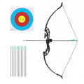 Everfit 55lbs Recurve Bow Arrow Set Takedown Hunting Archery Green