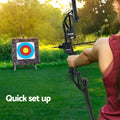 Everfit 55lbs Recurve Bow Arrow Set Takedown Archery Hunting Green