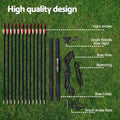 Everfit 55lbs Recurve Bow Arrow Set Takedown Archery Hunting Red