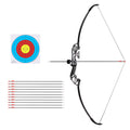 Everfit 55lbs Recurve Takedown Bow Arrow Set Archery Hunting Red